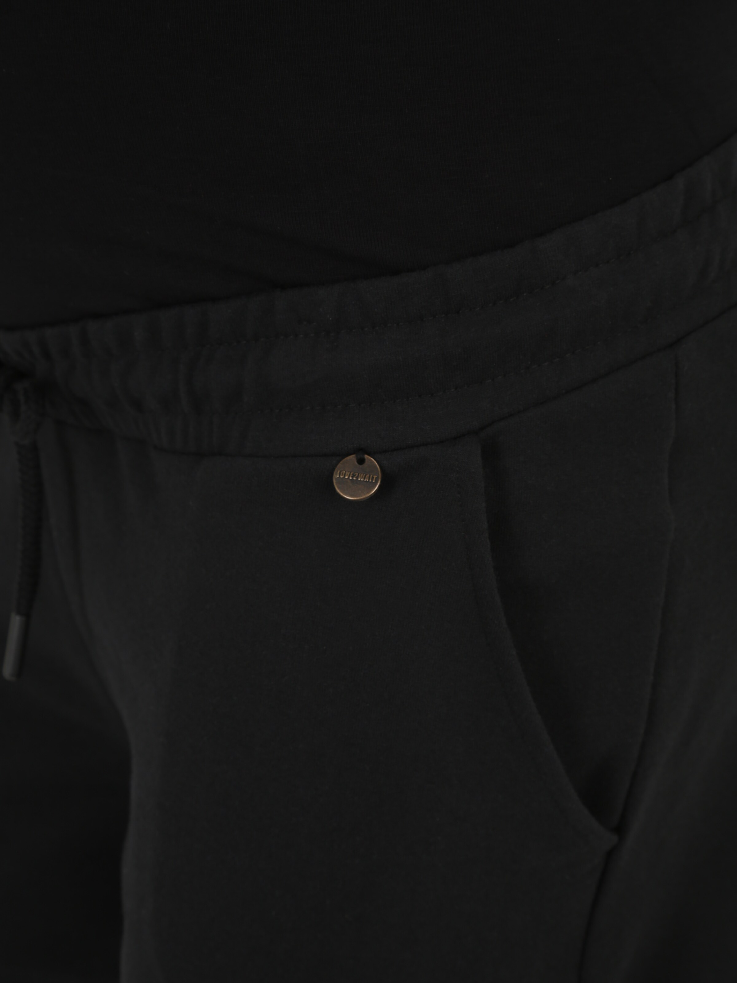 LOVE2WAIT Normální Kalhoty – černá