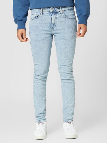 Calvin Klein Jeansregular Traperice - plava boja: prednji dio