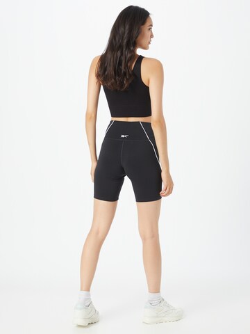 Reebok - Skinny Pantalón deportivo 'Workout Ready' en negro