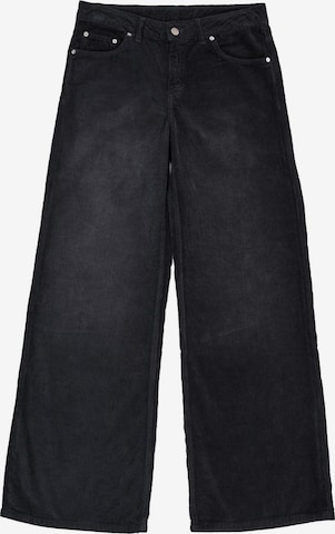 Dr. Denim Jeans 'Rhue Low Wide' in Black: front