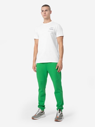 Effilé Pantalon de sport 4F en vert