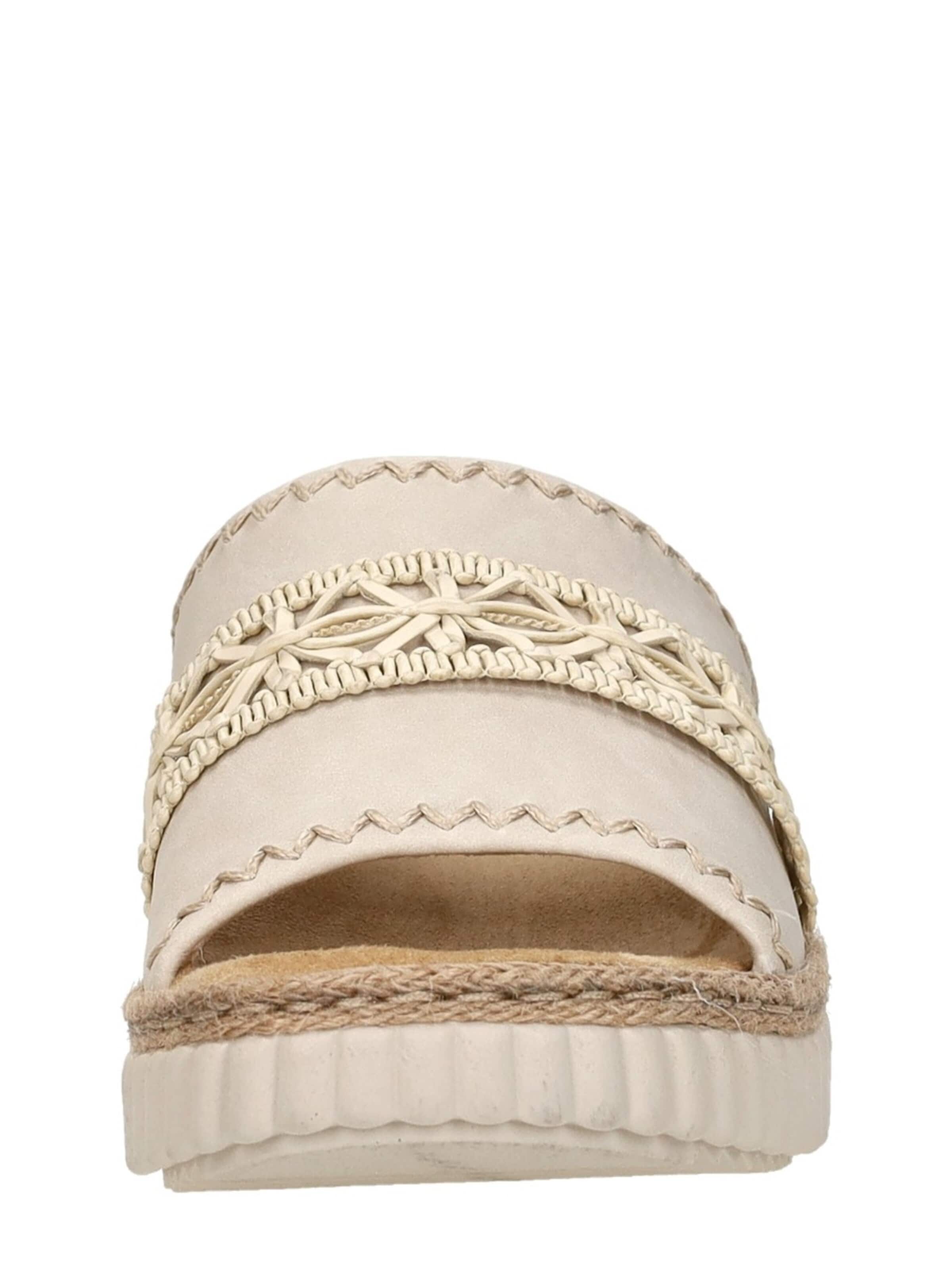 Rieker Muiltjes 'Open Teen' in Beige