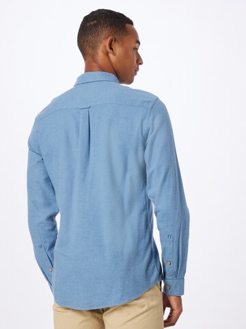 BLEND Regular fit Button Up Shirt in Blue