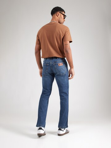 Slimfit Jeans 'TEXAS' de la WRANGLER pe albastru: spate