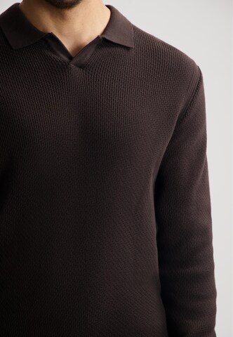 Dstrezzed Pullover 'Kostas' in Braun