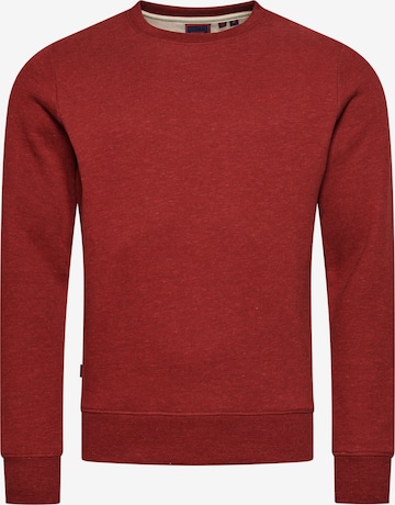 Superdry Sweatvest in Rood: voorkant