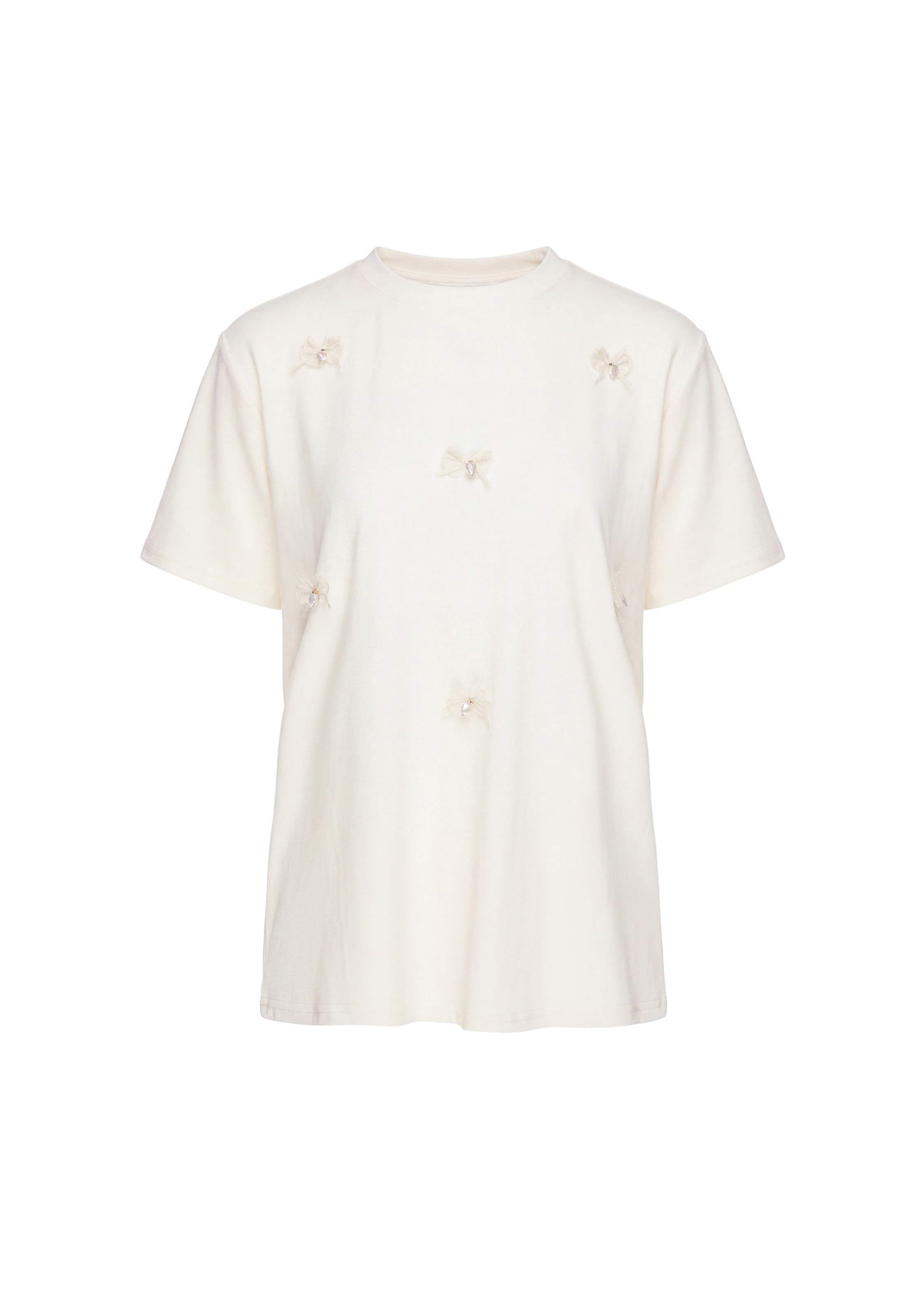 MYMO - Camiseta 'Pop' en beige: frente