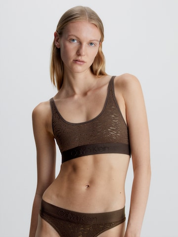 Calvin Klein Underwear Bustier BH 'Intrinsic' in Bruin: voorkant
