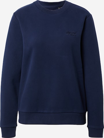 Superdry Sweatshirt 'OL CLASSIC CREW ' in Blau: predná strana