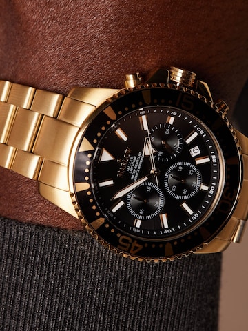 Lucardi Analoog horloge 'Statement' in Goud