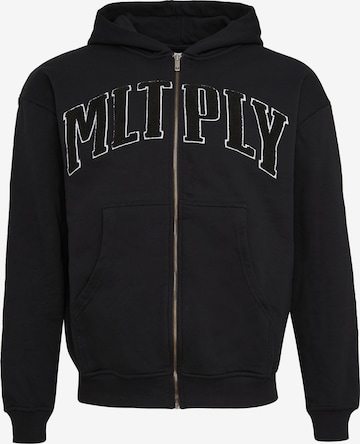 Multiply Apparel Collegetakki värissä musta: etupuoli