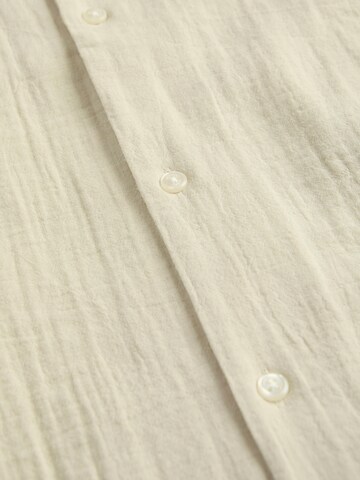 JACK & JONES Comfort fit Button Up Shirt 'JOREASTER' in Beige