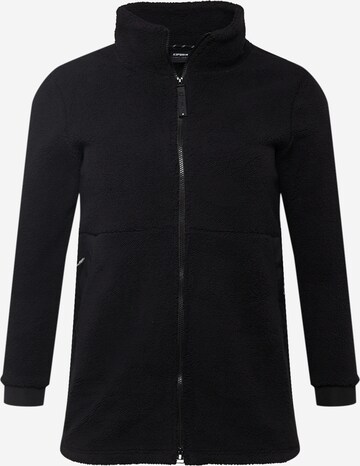 ICEPEAK Athletic Fleece Jacket 'ARTESIAN' in Black: front