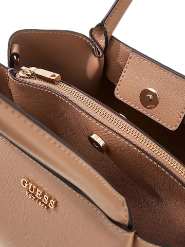 GUESS Handbag 'Amorette Girlfriend' in Beige