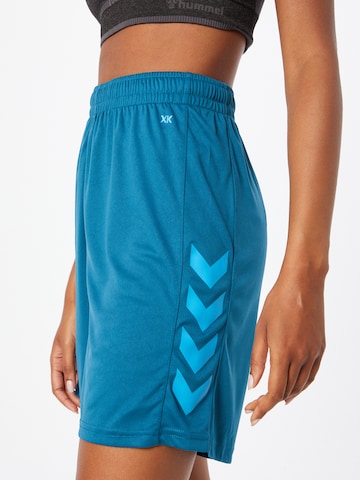 Hummel Regular Workout Pants in Blue