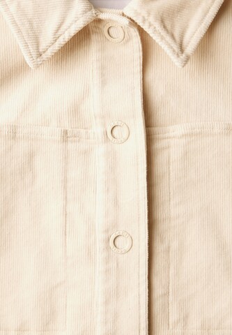 CECIL Cord Overshirt in Beige
