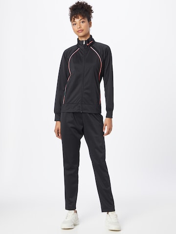 Champion Authentic Athletic Apparel Tracksuit in Black: front