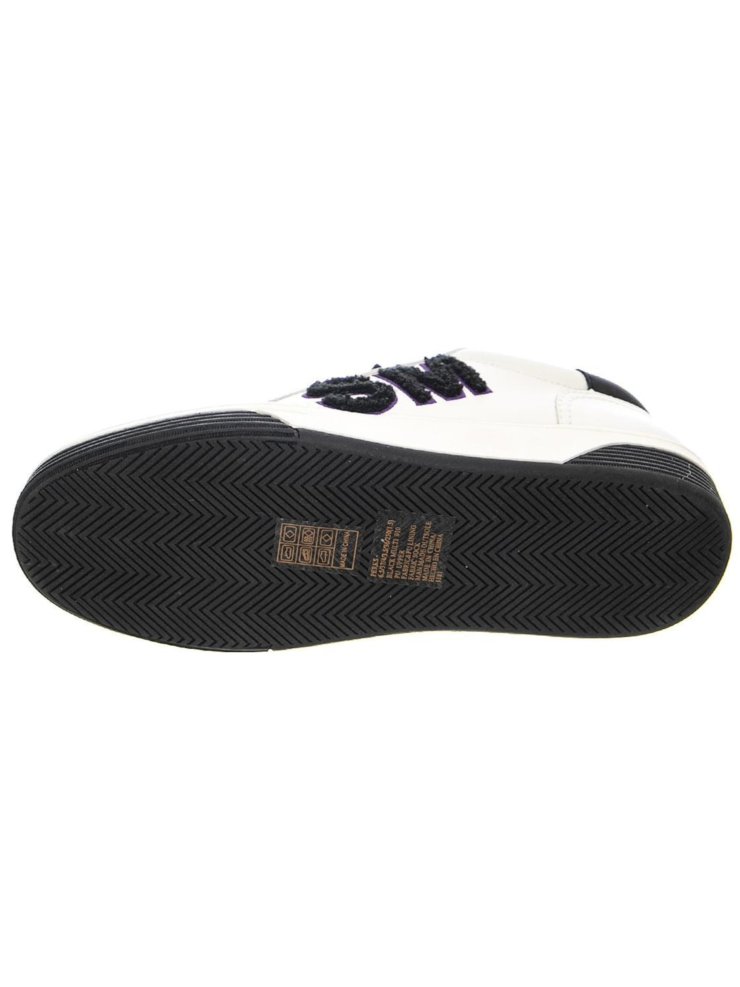STEVE MADDEN Buty sportowe sznurowane 'Perks Action' w kolorze biały