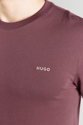 HUGO Majica 'Dero' | rjava barva