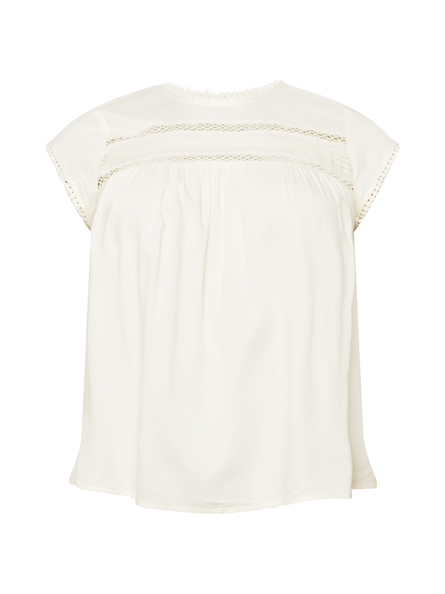 T-shirt Vero Moda Curve en Blanc 
