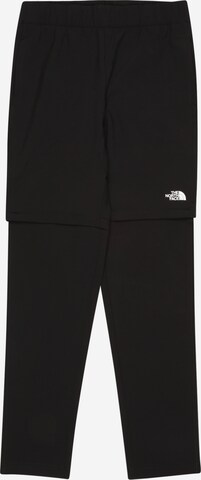 Regular Pantalon d'extérieur 'Exploration' THE NORTH FACE en noir : devant