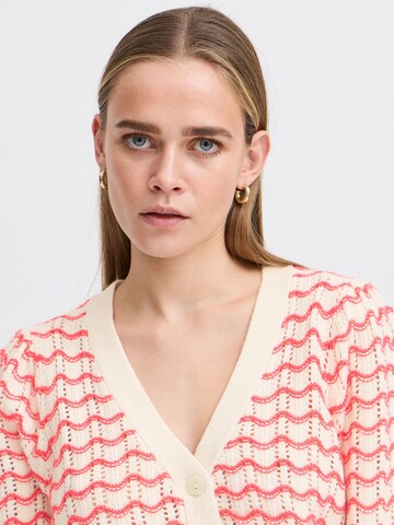 ICHI Strickjacke ' IHARDINA CA2 ' in Pink