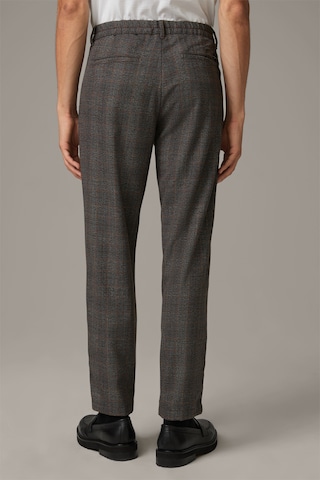 STRELLSON Regular Pleat-Front Pants in Grey