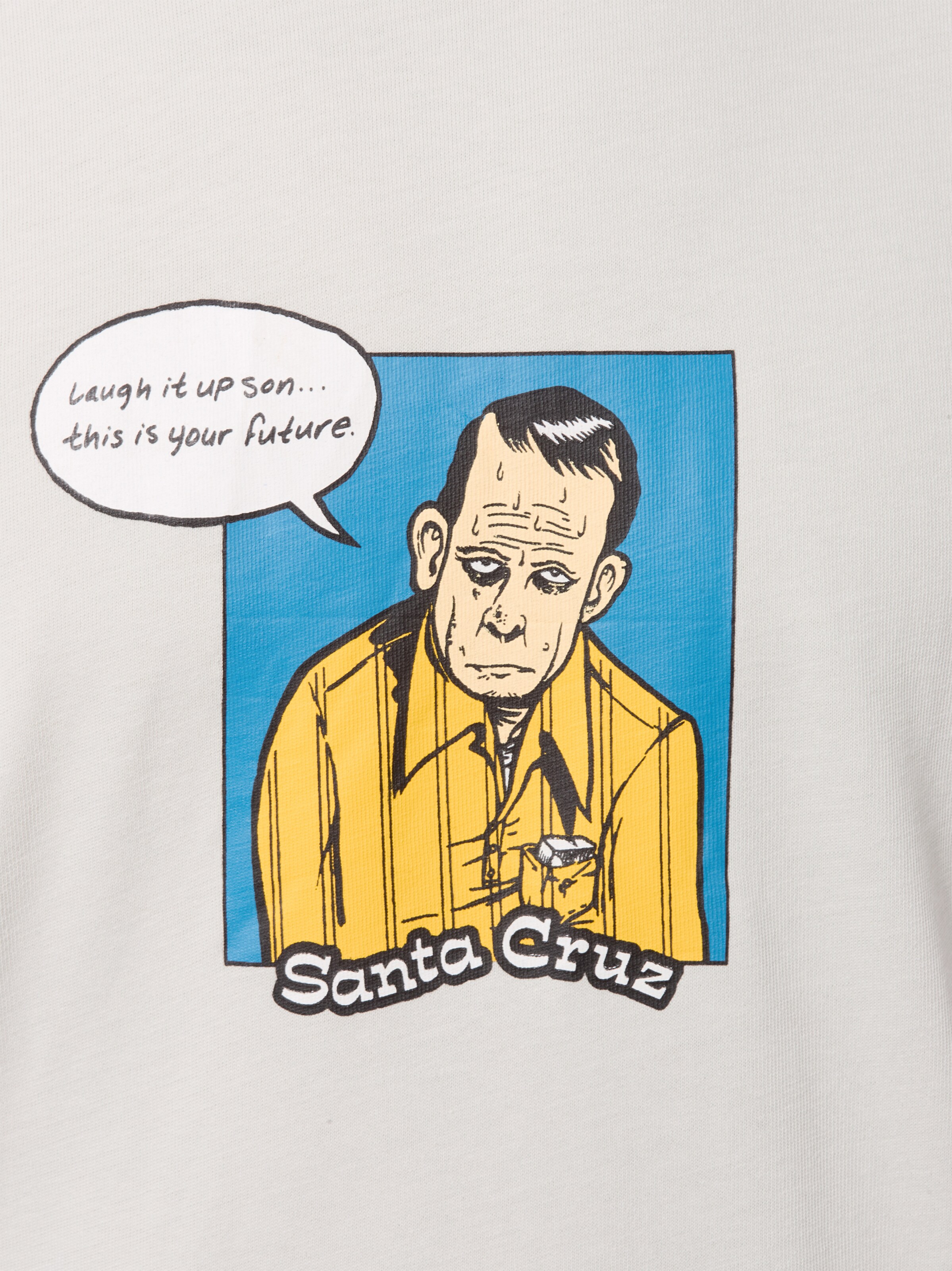 Santa Cruz Shirt ' Dressen Laugh It Up ' in Beige