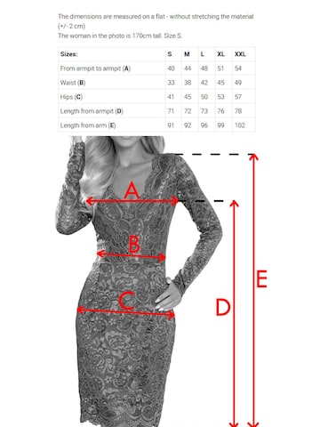 Numoco Abendkleid 'Minikleid Anke'‌‌ in Pink