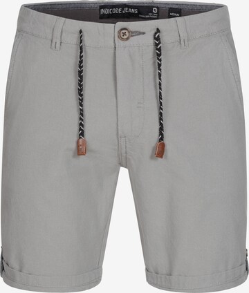 INDICODE JEANS Regular Chino ' Beauvals ' in Grijs: voorkant