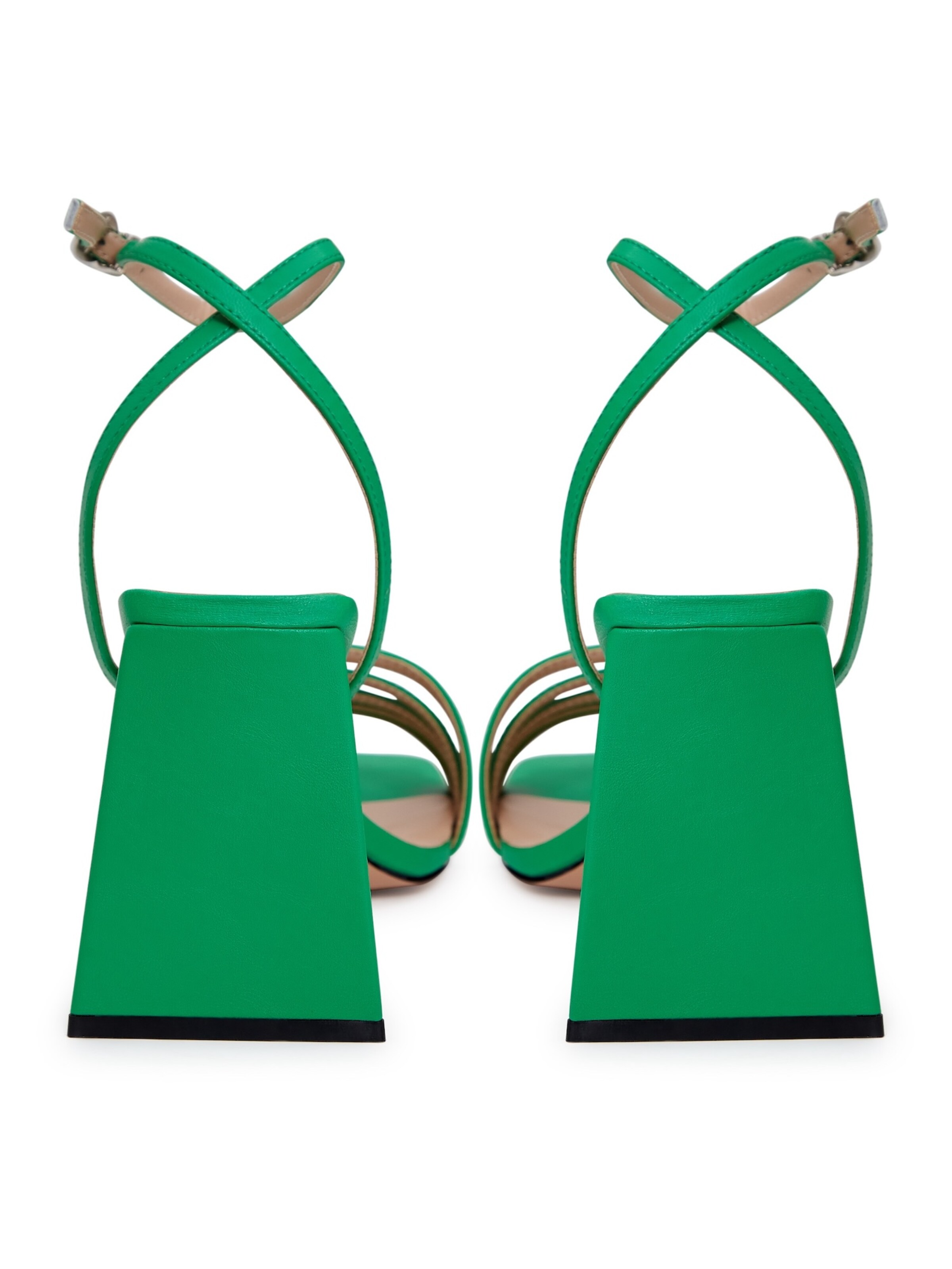 CESARE GASPARI - Sandálias com tiras em verde