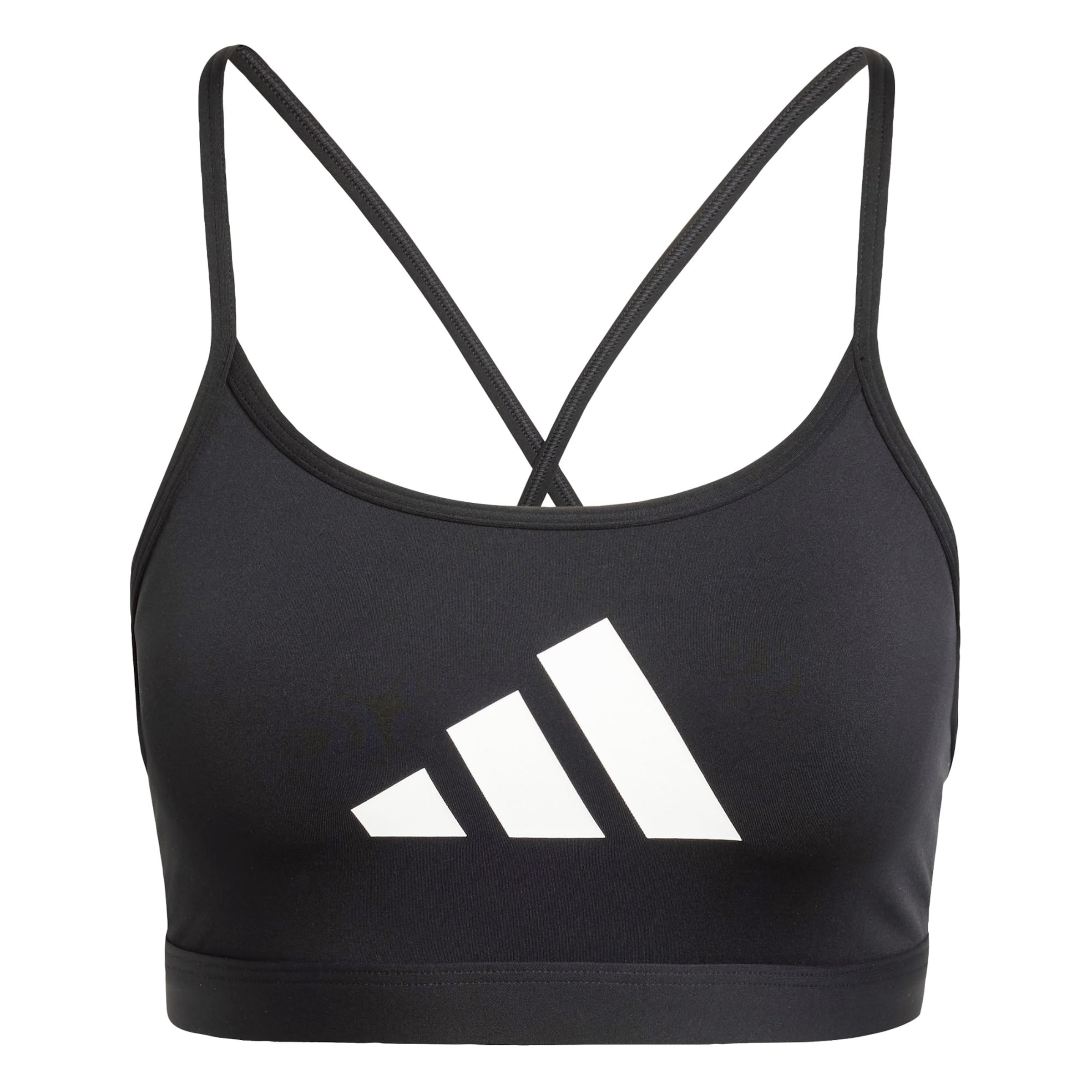 ADIDAS PERFORMANCE Sports bra 'Aeroreact' in Black: front