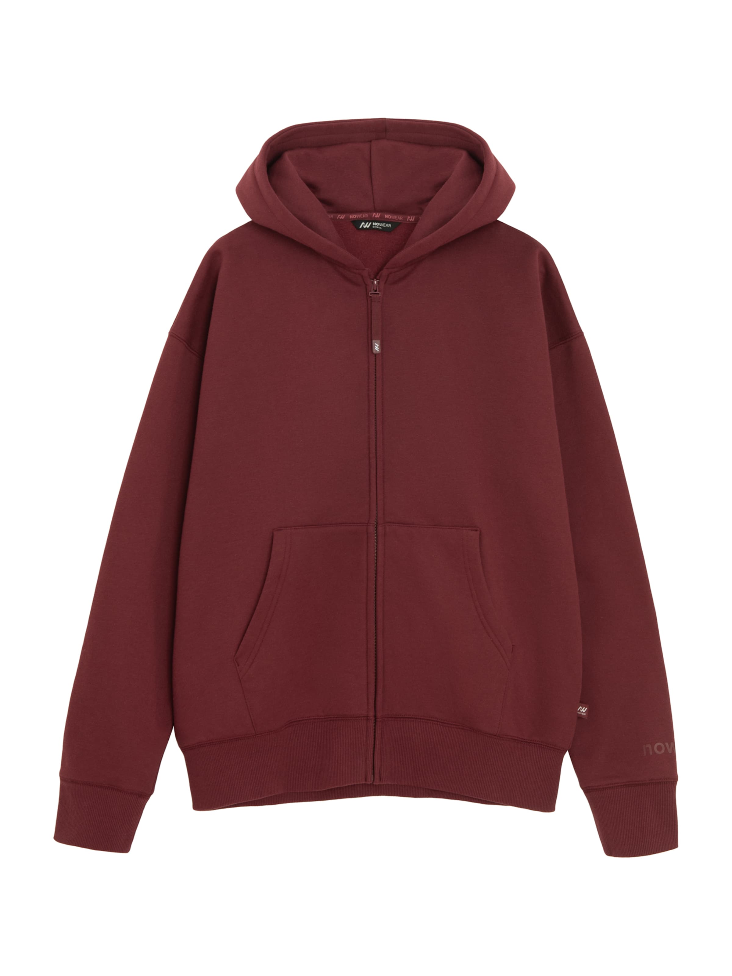 NoWear Sweatjacke in Rot: Vorderseite