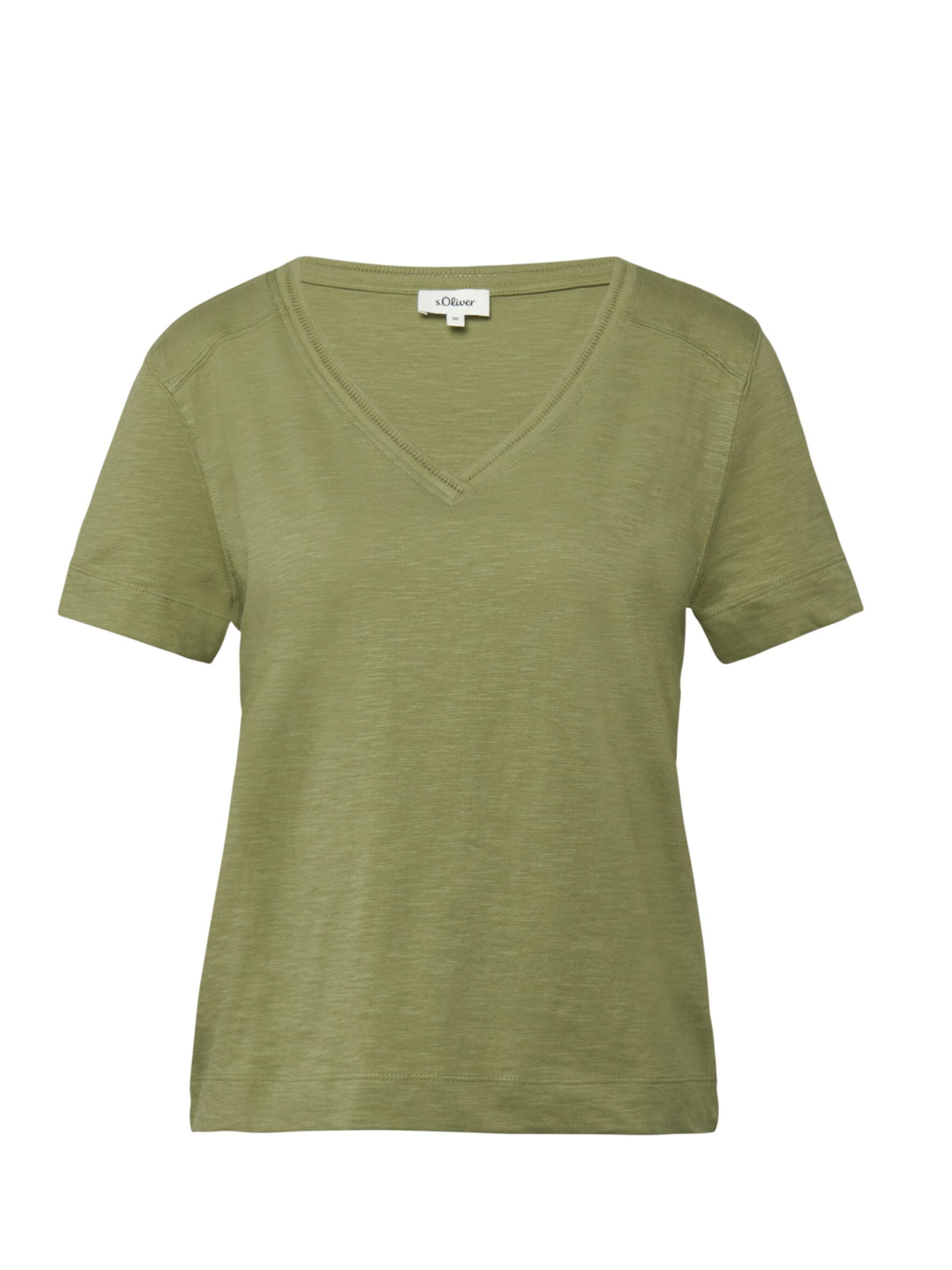 s.Oliver T-shirt 's.Oliver - Dames t-shirt' en XXL en vert, Vue avec produit