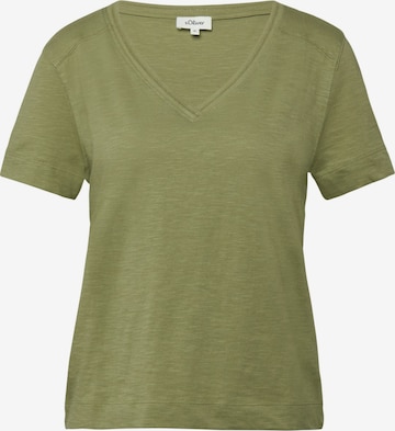 T-shirt 's.Oliver - Dames t-shirt' s.Oliver en vert : devant