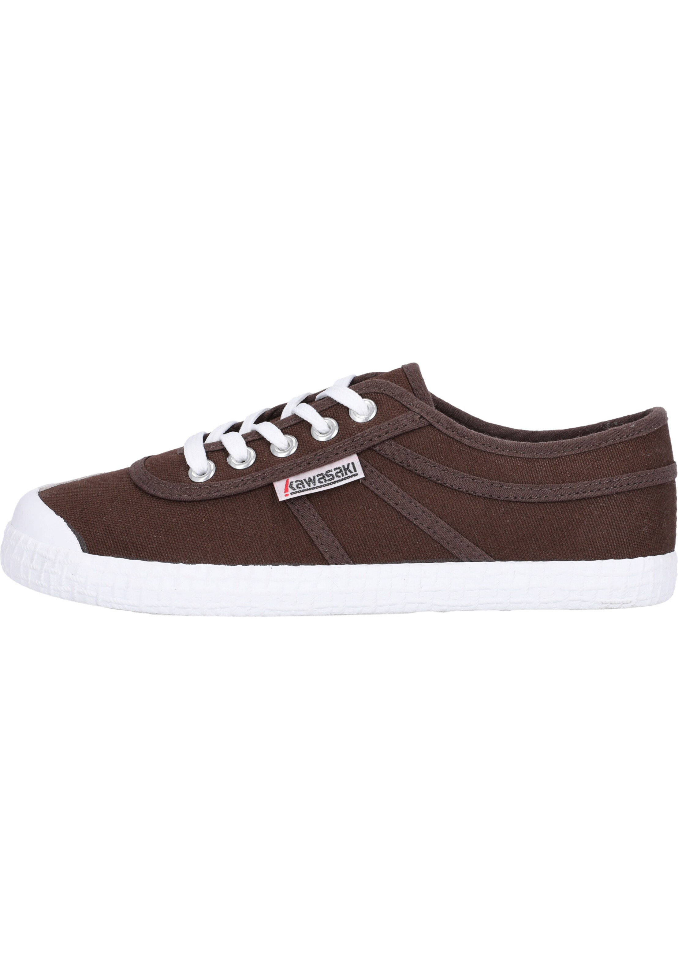 KAWASAKI Sneakers laag 'Original Canvas' in Bruin