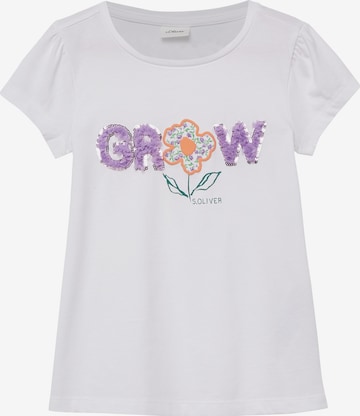 s.Oliver Tričko – bílá: přední strana