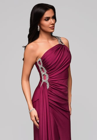 Ombre Avondjurk in Rood