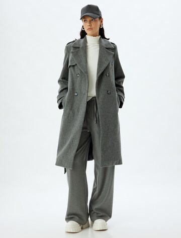 Koton Between-seasons coat in Grey: front