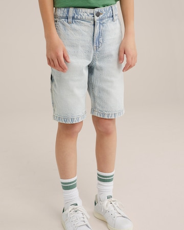 WE Fashion Обычный Джинсы в Синий: спереди