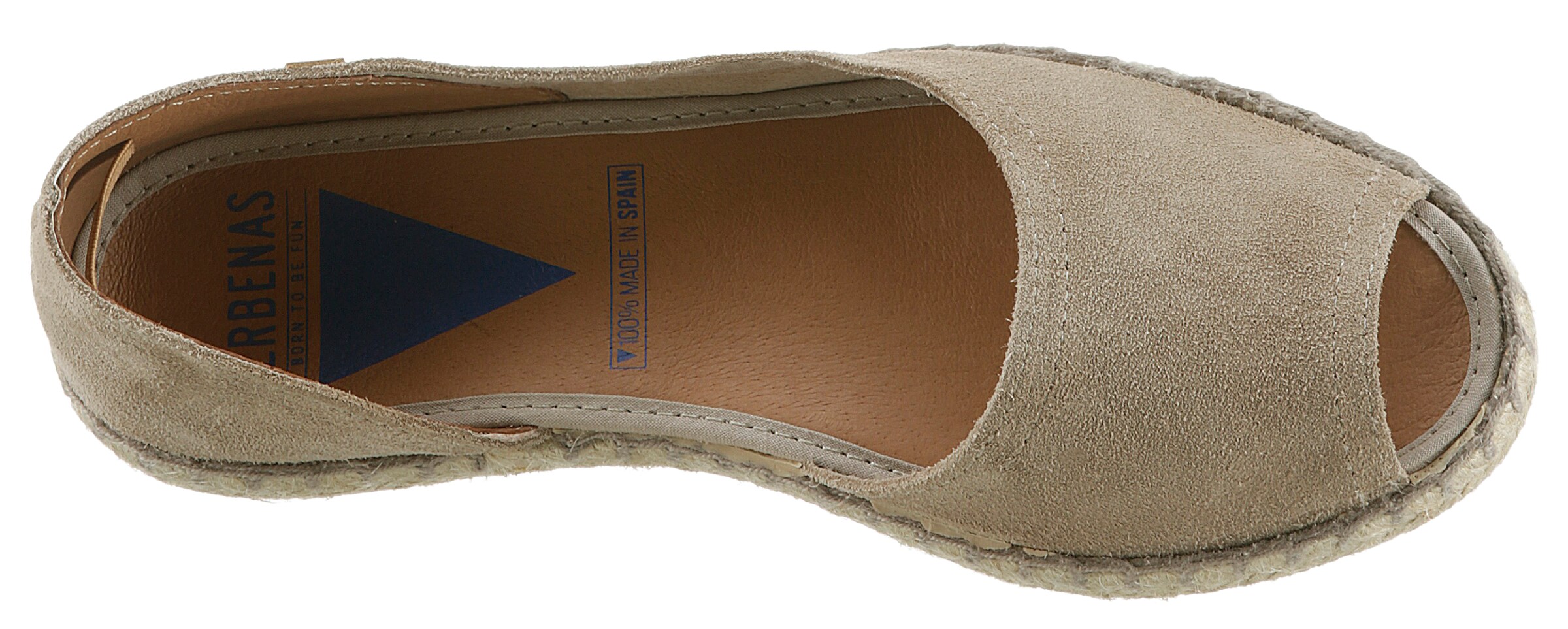 VERBENAS Espadrillaer 'CRUZ SERRAJE' i beige