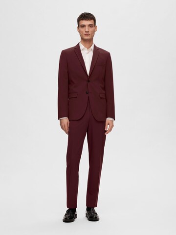 SELECTED Slim Fit Sakko in Rot