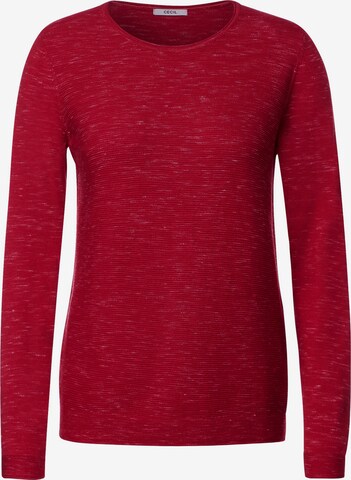 CECIL Пуловер в червено: отпред