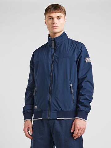 CAMP DAVID Between-Season Jacket in Blue: front