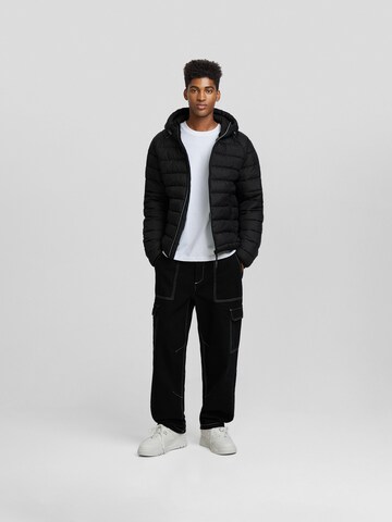 Bershka Between-Season Jacket in Black