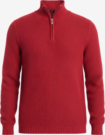 Pull-over 'OM-SWZS-0105' Ombre en rouge : devant