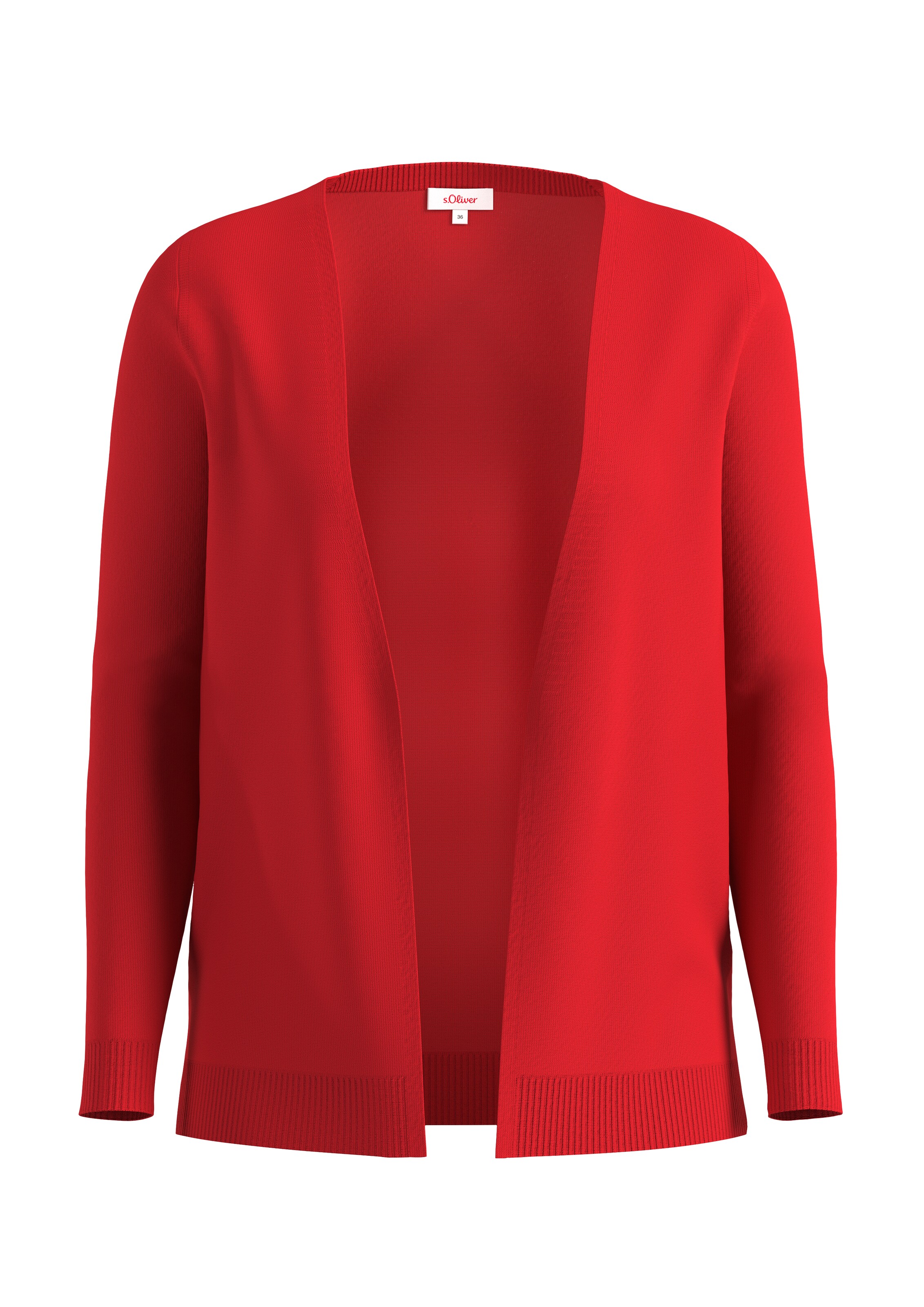 Cardigan s.Oliver en rouge : devant