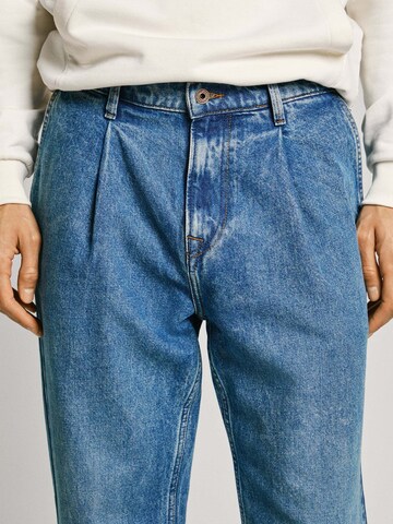 Pepe Jeans Loose fit Pleat-front jeans 'Yale' in Blue