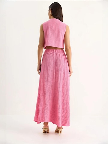 Bianco Lucci - Calças de fato em rosa