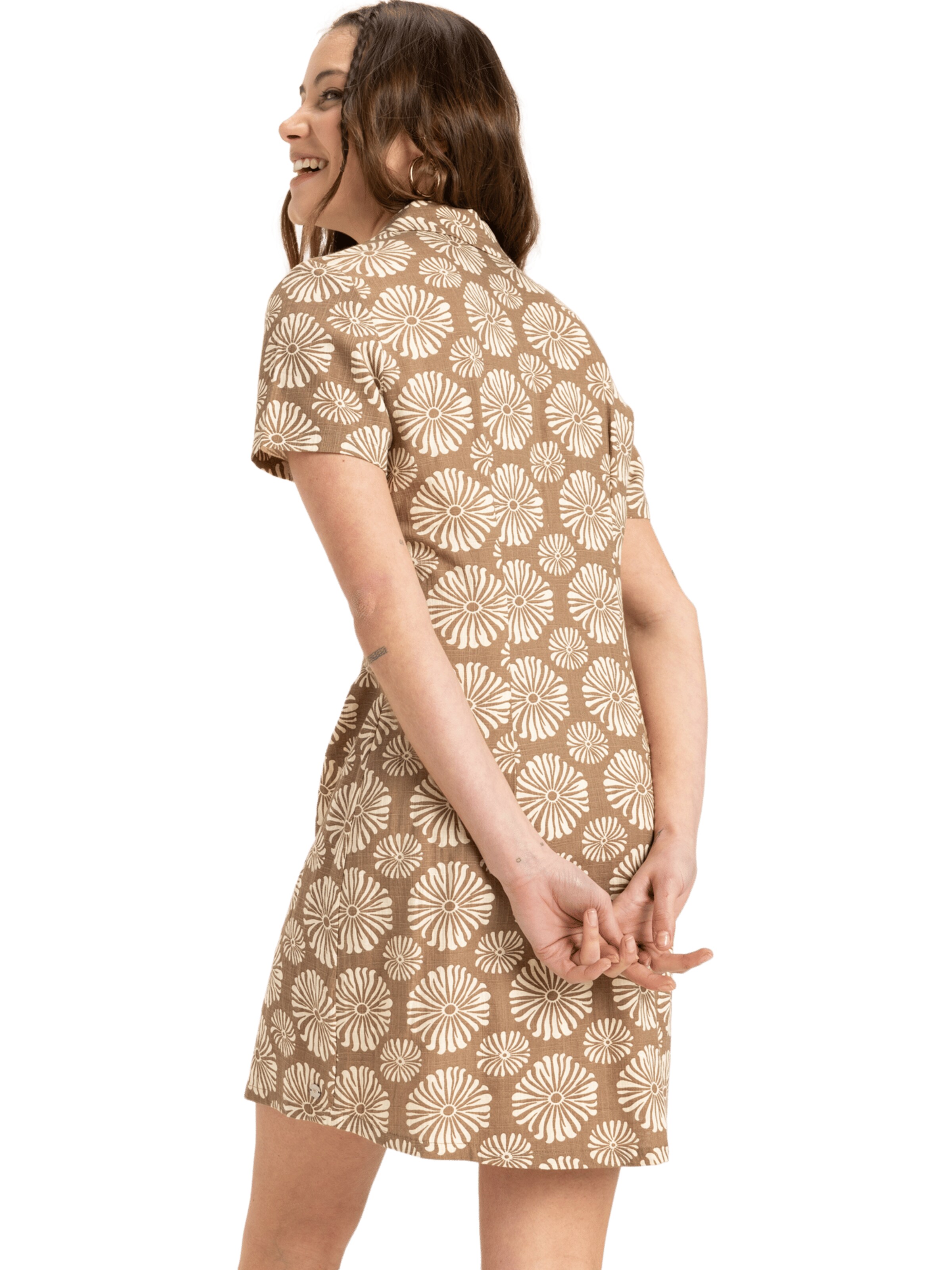 Robe-chemise 'Happy Shiny' ROXY en marron